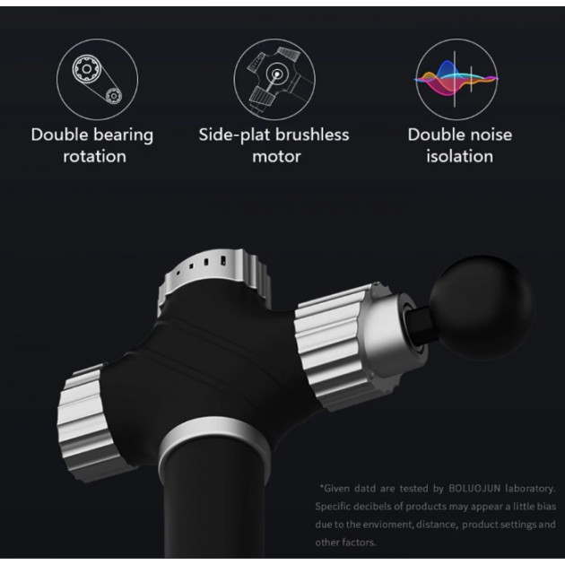 Перкусійний масажний пістолет Booster A2 — ударний масажер для глибокого масажу та відновлення.