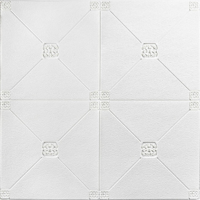 Самоклеющаяся декоративная потолочно-стеновая 3D панель 700x700x4.5мм Плитка (164) SW-00000181