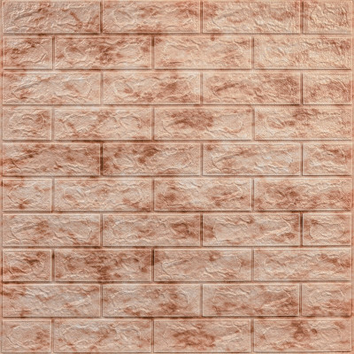 Декоративная 3D панель самоклейка 700x770x5мм Мрамор красный (кирпич) (063) SW-00000035