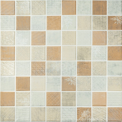 Панель стеновая 3D 700х700х4мм Мозаика бежевая SW-00002011