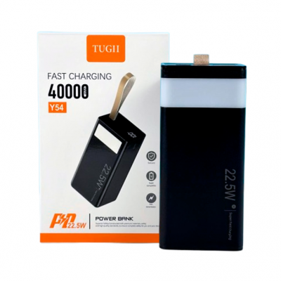 Банк заряду WUW TUGII Y54 40000мАг PD 22.5W black
