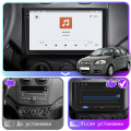 Штатная магнитола Lesko для Chevrolet Aveo I Рестайлинг 2006-2012 экран 9" 4/64 QLED CarPlay 4G Wi-Fi GPS 360 Prime