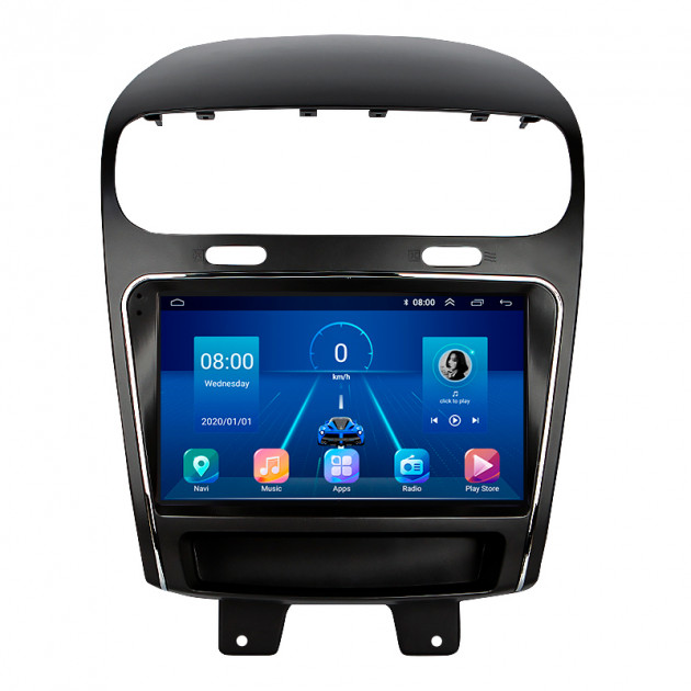 Штатная магнитола Lesko для Dodge Journey I Рестайлинг 2011-2020 экран 9" 2/32Gb 4G Wi-Fi GPS Top