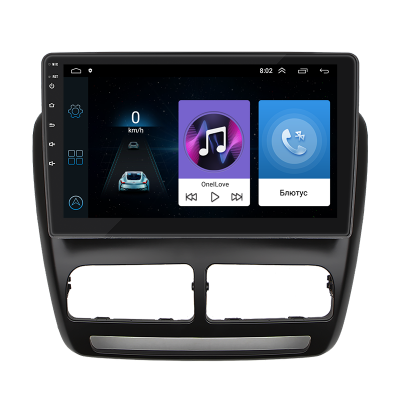 Штатная магнитола Lesko для Fiat Doblo II 2009-2015 экран 10" 1/16Gb Wi-Fi GPS Base