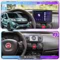 Штатная магнитола Lesko для Fiat Qubo I Рестайлинг 2016-2019 экран 10" 4/32Gb 4G Wi-Fi GPS Top