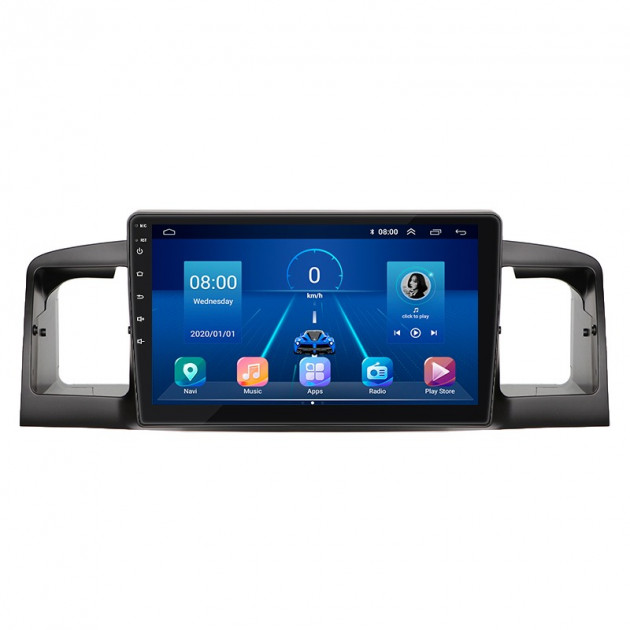 Штатная магнитола Lesko для BYD F3 II 2012-2018 экран 9" 4/64Gb 4G Wi-Fi GPS Top