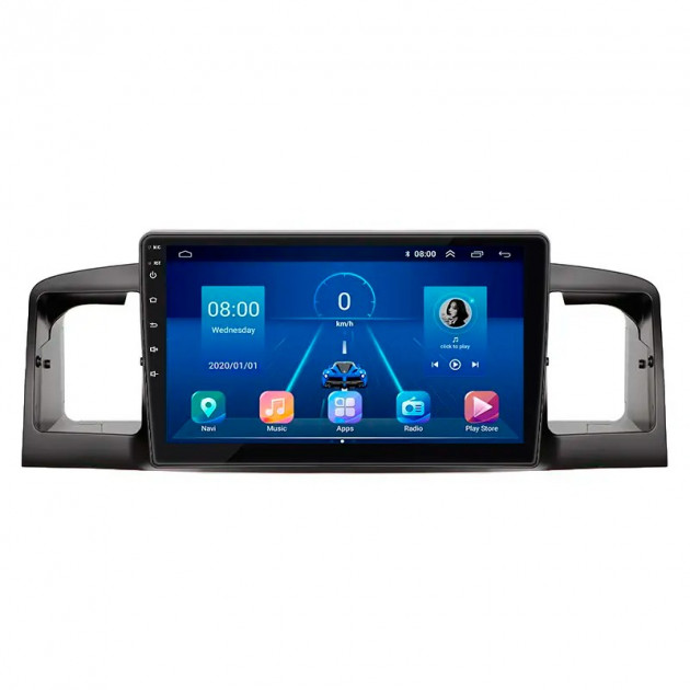 Штатная магнитола Lesko для BYD F3 II 2012-2018 экран 9" 6/128Gb 4G Wi-Fi GPS Top