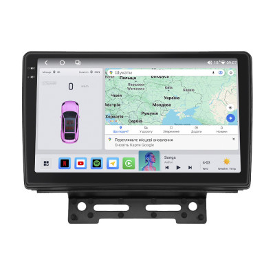 Штатная магнитола Lesko для Geely Emgrand 7 I Рестайлинг 2018-2020 экран 9" 4/64 QLED CarPlay 4G Wi-Fi GPS 360 Prime