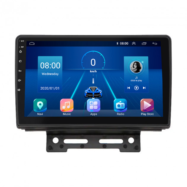 Штатная магнитола Lesko для Geely Emgrand 7 I Рестайлинг 2018-2020 экран 9" 2/32Gb 4G Wi-Fi GPS Top