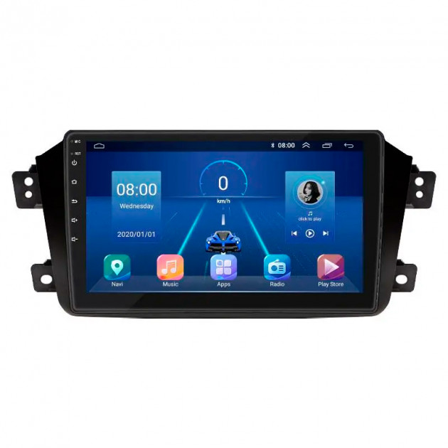Штатная магнитола Lesko для Geely Emgrand X7 I 2011-2016 экран 9" 6/128Gb 4G Wi-Fi GPS Top