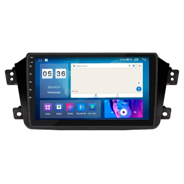 Штатная магнитола Lesko для Geely Emgrand X7 I Рестайлинг 2016-2019 экран 9" 2/32Gb CarPlay 4G Wi-Fi GPS Prime