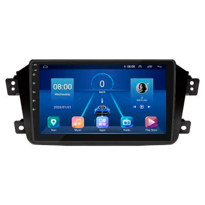 Штатная магнитола Lesko для Geely Emgrand X7 I Рестайлинг 2016-2019 экран 9" 2/32Gb 4G Wi-Fi GPS Top