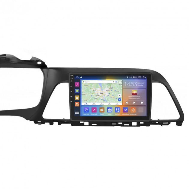 Штатная магнитола Lesko для Hyundai Sonata VII (LF) 2014-2017 экран 9" 2/32Gb CarPlay 4G Wi-Fi GPS Prime