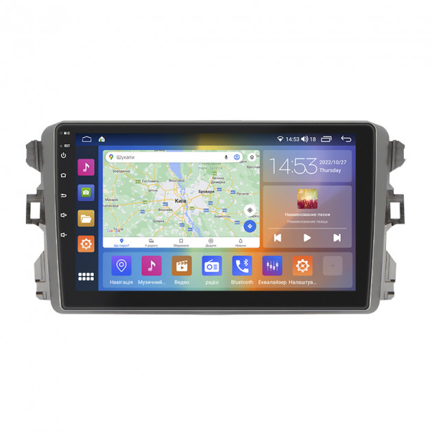 Штатная магнитола Lesko для BYD G3  2009-2014 экран 9" 4/64Gb CarPlay 4G Wi-Fi GPS Prime