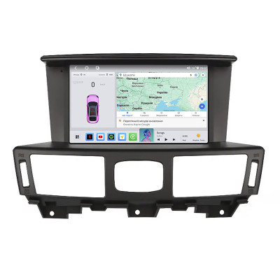 Штатная магнитола Lesko для Infiniti Q70 I Рестайлинг 2014-2019 экран 9" 4/64 QLED CarPlay 4G Wi-Fi GPS 360 Prime