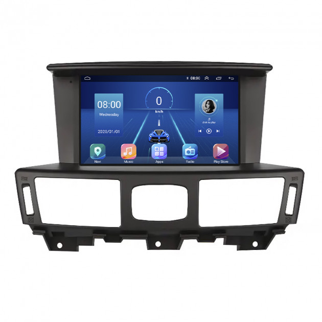 Штатная магнитола Lesko для Infiniti Q70 I Рестайлинг 2014-2019 экран 9" 2/32Gb 4G Wi-Fi GPS Top