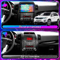 Штатная магнитола Lesko для Kia Sorento II 2009-2012 экран 10" 2/32Gb CarPlay 4G Wi-Fi GPS Prime