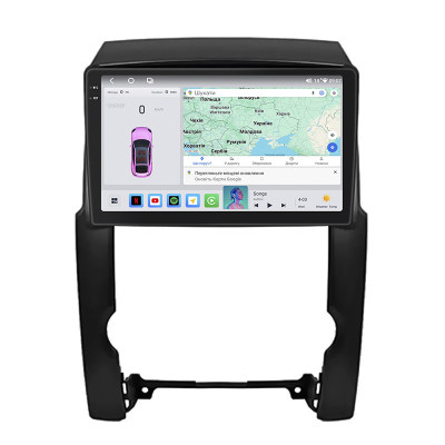 Штатная магнитола Lesko для Kia Sorento II 2009-2012 экран 10" 4/64 QLED CarPlay 4G Wi-Fi GPS 360 Prime