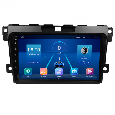 Штатная магнитола Lesko для Mazda CX-7 I 2006-2009 экран 9" 4/64Gb 4G Wi-Fi GPS Top