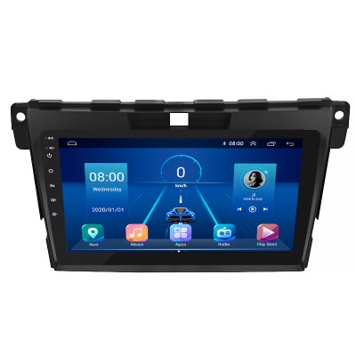 Штатная магнитола Lesko для Mazda CX-7 I 2006-2009 экран 9" 6/128Gb 4G Wi-Fi GPS Top