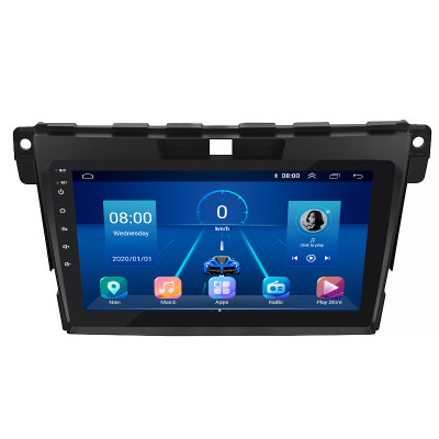 Штатная магнитола Lesko для Mazda CX-7 I Рестайлинг 2009-2012 экран 9" 4/64Gb 4G Wi-Fi GPS Top