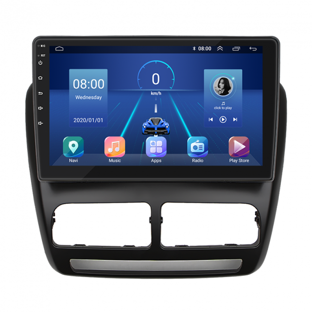 Штатная магнитола Lesko для Opel Combo D 2011-2017 экран 10" 4/64Gb 4G Wi-Fi GPS Top