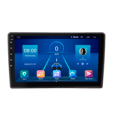 Штатная магнитола Lesko для Opel Vectra C 2002-2005 экран 9" 6/128Gb 4G Wi-Fi GPS Top