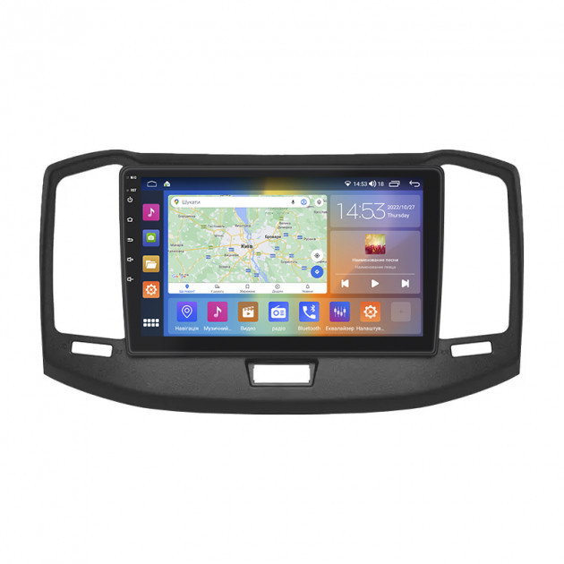 Штатная магнитола Lesko для Chery Bonus (A13)  2011-2014 экран 10" 4/64Gb CarPlay 4G Wi-Fi GPS Prime