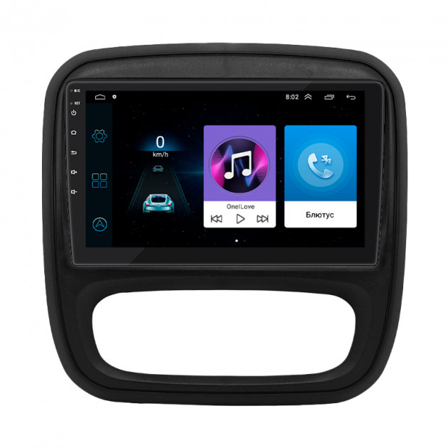 Штатная магнитола Lesko для Opel Vivaro B 2014-2018 экран 9" 2/32Gb Wi-Fi GPS Base