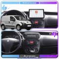Штатная магнитола Lesko для Peugeot Bipper  2008-2018 экран 10" 4/64 QLED CarPlay 4G Wi-Fi GPS 360 Prime