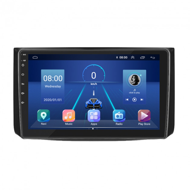 Штатная магнитола Lesko для Ravon Nexia R3  2015-2020 экран 9" 6/128Gb 4G Wi-Fi GPS Top