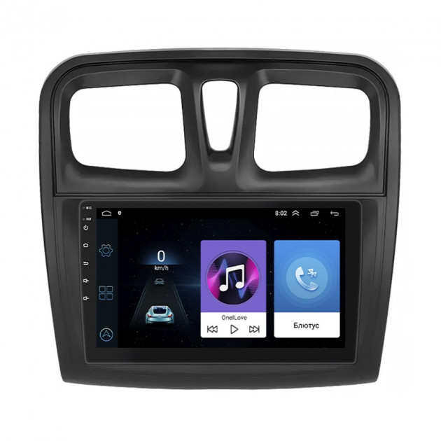 Штатная магнитола Lesko для Renault Logan II ver 2 2012-2018 экран 10" 1/16Gb Wi-Fi GPS Base