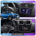Штатная магнитола Lesko для Renault Logan II Рестайлинг ver 2 2018-н.в экран 9" 2/32Gb CarPlay 4G Wi-Fi GPS Prime