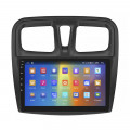 Штатная магнитола Lesko для Renault Sandero II 2013-2018 экран 10" 2/32Gb CarPlay 4G Wi-Fi GPS Prime
