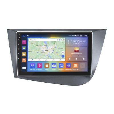 Штатная магнитола Lesko для SEAT Leon II 2005-2009 экран 9" 2/32Gb CarPlay 4G Wi-Fi GPS Prime
