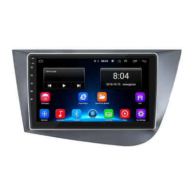 Штатная магнитола Lesko для SEAT Leon II Рестайлинг 2009-2012 экран 9" 2/32Gb Wi-Fi GPS Base
