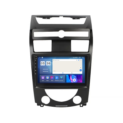 Штатная магнитола Lesko для SsangYong Rexton II ver 2 2006-2012 экран 10" 2/32Gb CarPlay 4G Wi-Fi GPS Prime