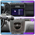 Штатная магнитола Lesko для SsangYong Rexton II ver 2 2006-2012 экран 10" 4/64Gb 4G Wi-Fi GPS Top