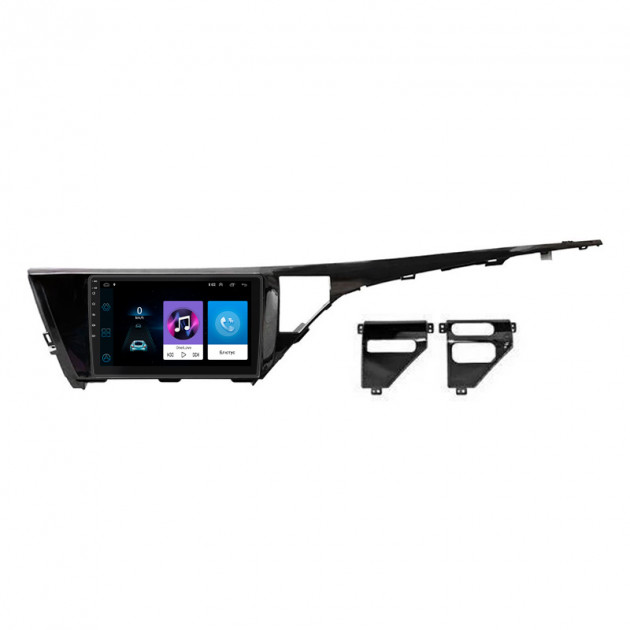 Штатная магнитола Lesko для Toyota Camry VIII (XV70) 2017-2021 экран 10" 1/16Gb Wi-Fi GPS Base