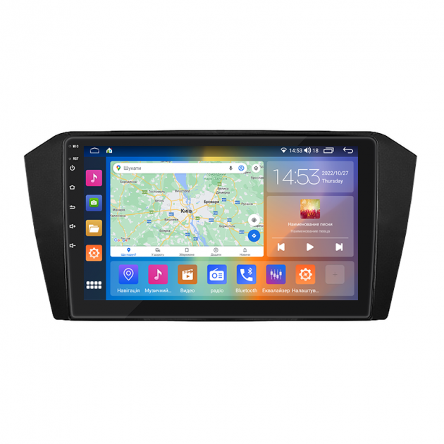 Штатная магнитола Lesko для Volkswagen Passat B8 Рестайлинг 2019-н.в. экран 10" 2/32Gb CarPlay 4G Wi-Fi GPS Prime
