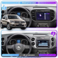 Штатная магнитола Lesko для Volkswagen Tiguan I Рестайлинг 2011-2017 экран 9" 2/32Gb 4G Wi-Fi GPS Top