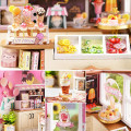 Кукольный дом конструктор DIY Cute Room H-023 Магазин мороженого Счастье