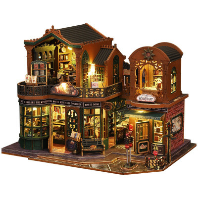 Румбокс магический дом конструктор DIY House ES017 Twilight Book Cityt сборный румбокс