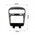 Переходная рамка Dodge Journey 2011+ Fiat Freemont 2011-2016 (7066) 9"