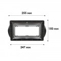 Переходная рамка Fiat Fiorino 2008+ Qubo 2008-2019 Citroen Nemo 2008-2017 Peugeot Bipper 2008-2017 (7602) (CI 030T) 10.1"