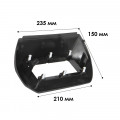Переходная рамка Fiat Fiorino 2008+ Qubo 2008-2019 Citroen Nemo 2008-2017 Peugeot Bipper 2008-2017 (7602) (CI 030T) 10.1"
