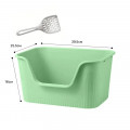 Туалет лоток для кошек с лопаткой Taotaopets 262207-40 Green