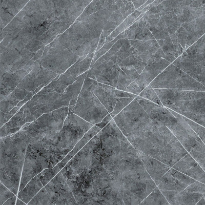 Декоративная ПВХ плита 600х600х3мм Серый натуральный мрамор (S) SW-00001627