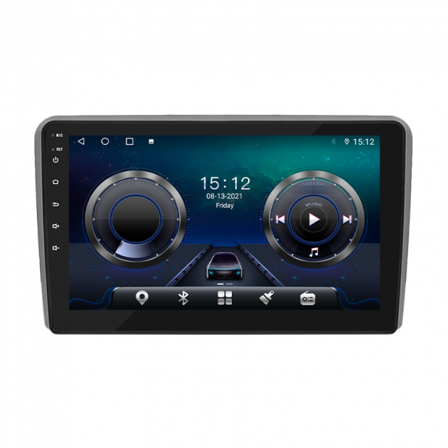 Штатная магнитола Lesko для Audi A3 II (8P) Рестайлинг 2 2008-2013 экран 9" 4/32Gb 4G Wi-Fi GPS Top