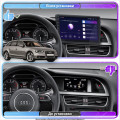 Штатная магнитола Lesko для Audi S4 IV (B8) Рестайлинг 2011-2015 экран 9" 4/32Gb 4G Wi-Fi GPS Top
